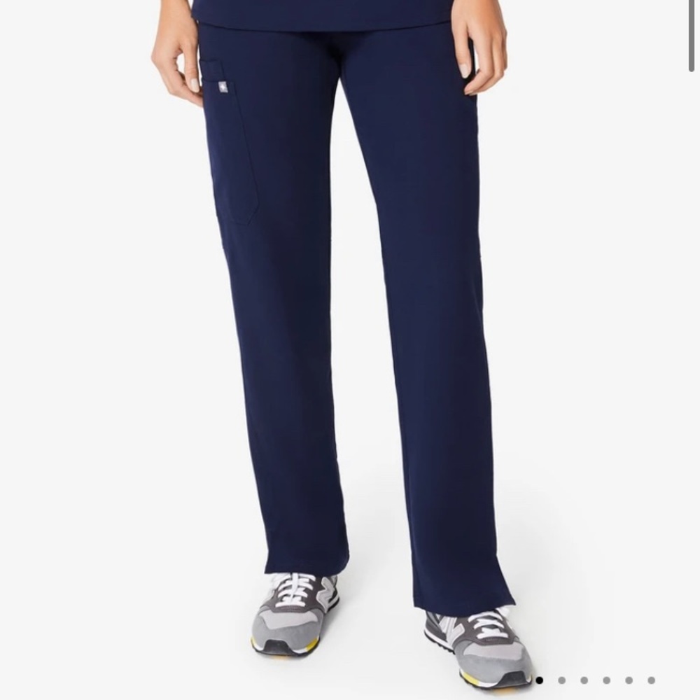 Figs Kade Cargo Scrubs Pants in Navy